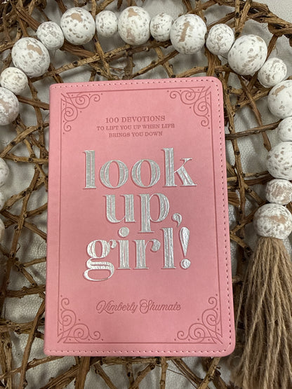 100 devotions- look up girl
