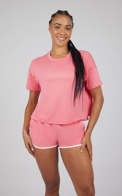 Women's Super Soft Tee and Running Short Set