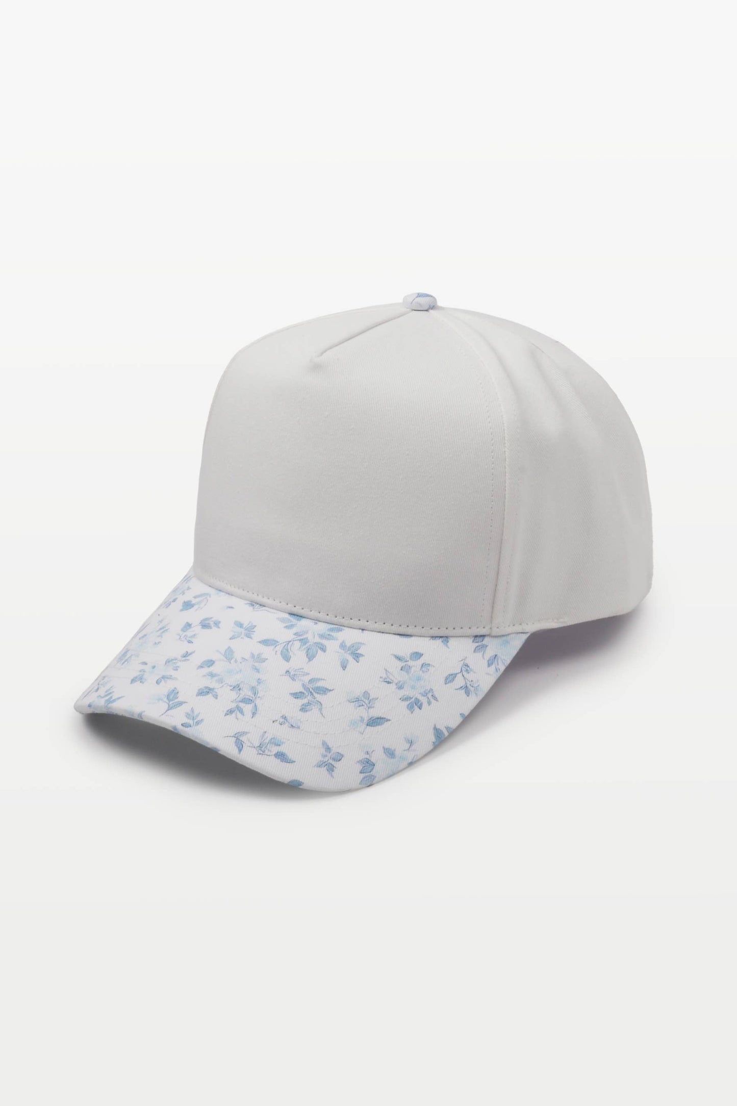 David And Young - FLORAL PRINT BRIM Two Tone Baseball Cap