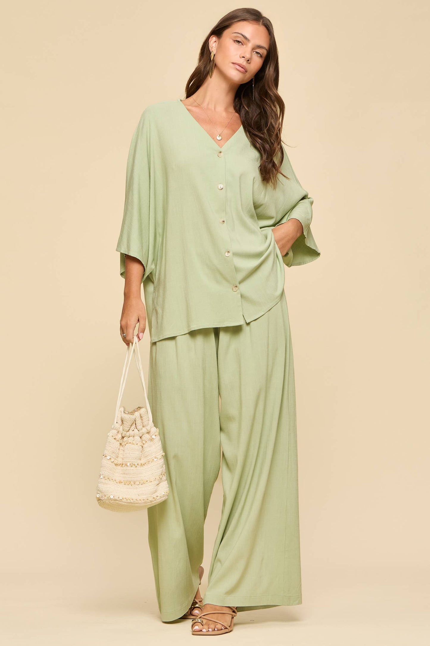 Dear Scarlett - 2-Piece Linen Summer Set