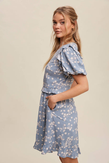 Daisy Ruffle Mini Dress