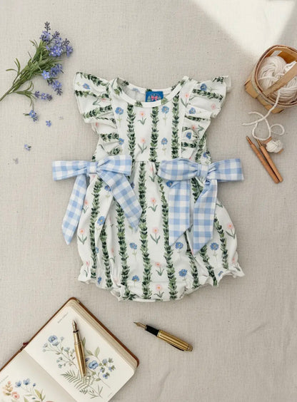 The Shimmer Shack Bluebell Meadow Romper