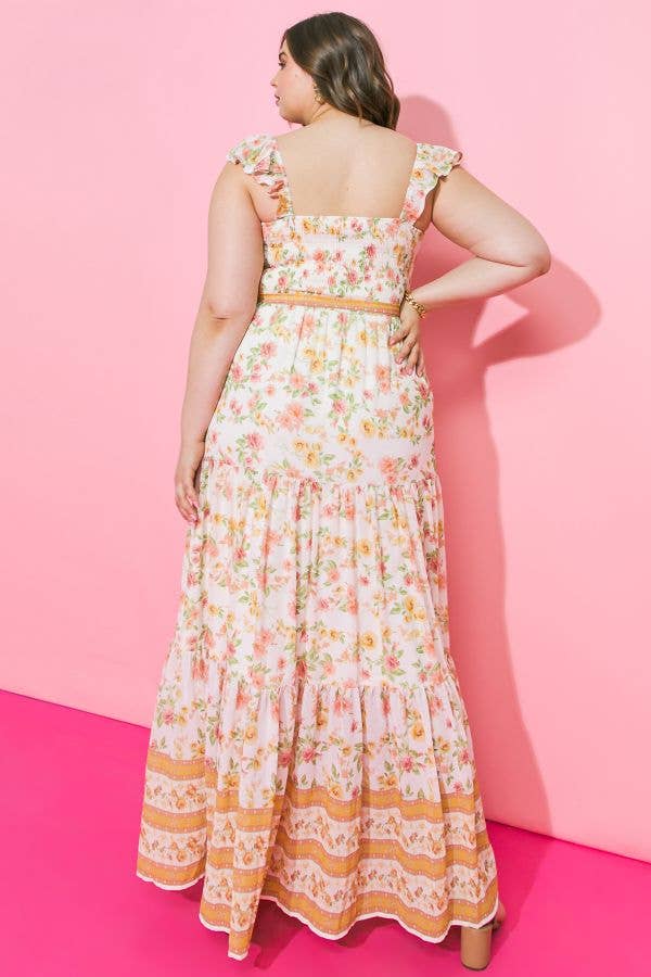 Woven maxi dress-LD1448-PP.