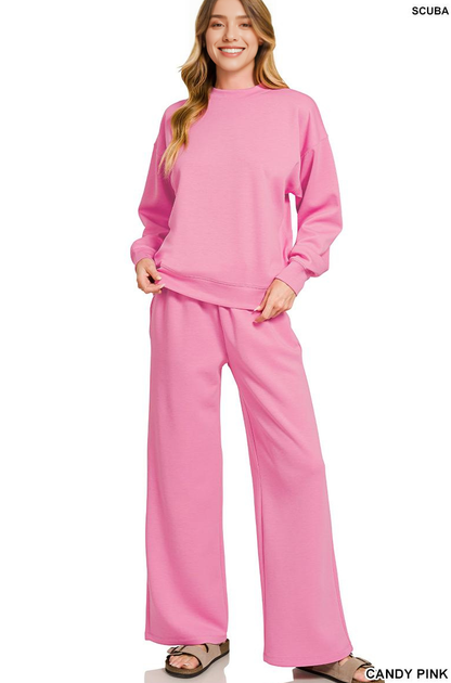 42POPS - ...._ 0903 Scuba Crewneck Pullover & Pants 2PC Set SI-28704