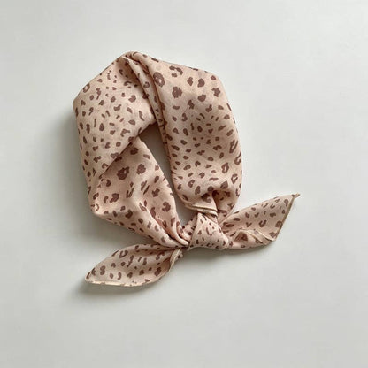 DAYLA - Coffee Floral Print Bandana