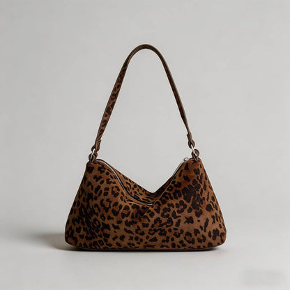DAYLA - Vintage Faux Suede Shoulder Bag