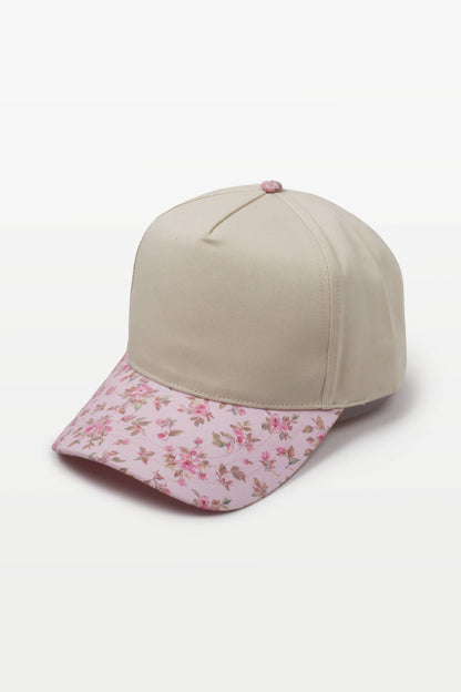David And Young - FLORAL PRINT BRIM Two Tone Baseball Cap