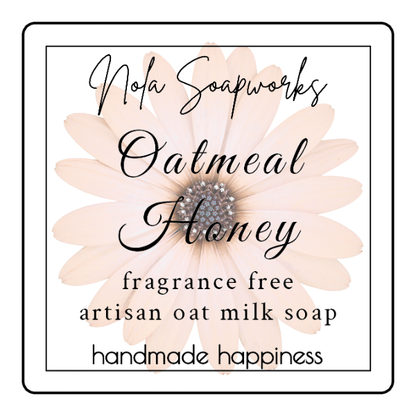 Essentially NOLA Soap Works - Oatmeal Honey Artisan Soap - Sensitive Skin - 5oz