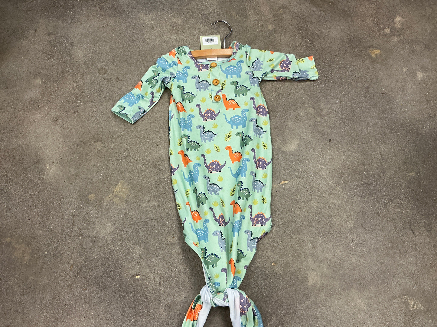 Dino Land Knotted Gown