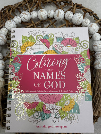 coloring the names of god