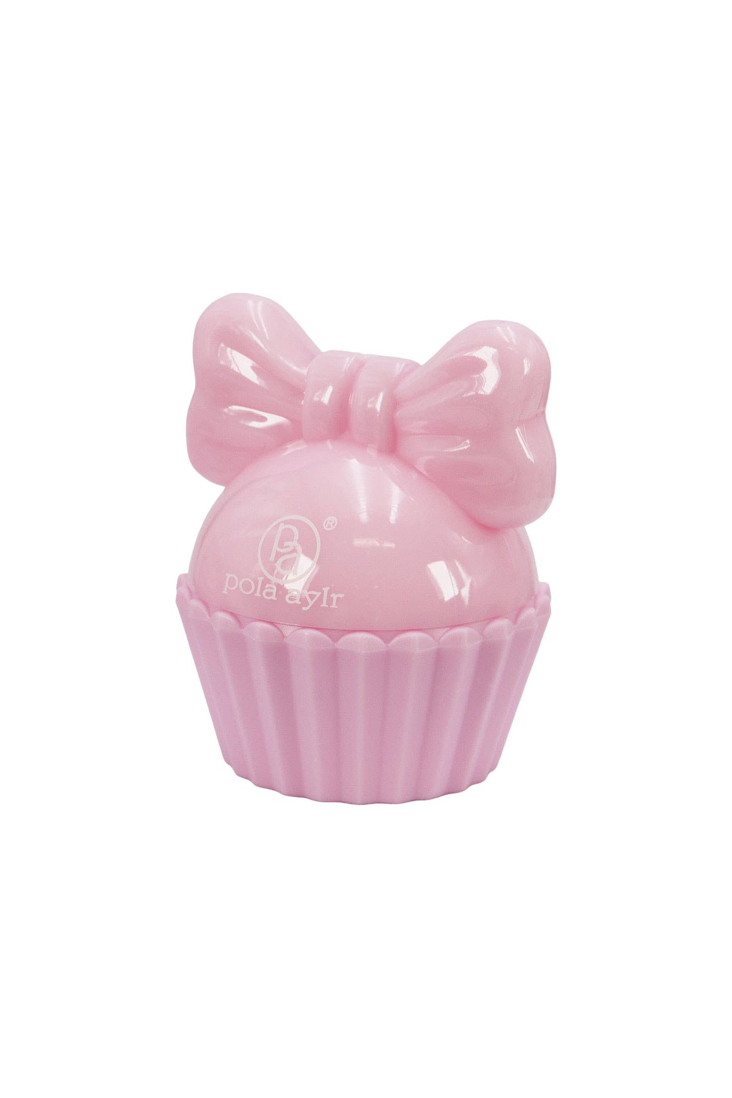 Cap Zone - Cupcake Ribbon Bow Round Lip Balm - 24 Pcs