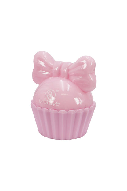 Cap Zone - Cupcake Ribbon Bow Round Lip Balm - 24 Pcs