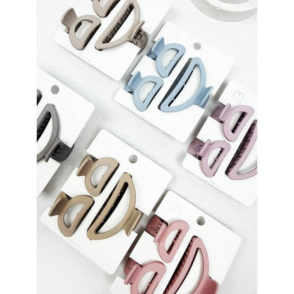 Love and Repeat - 3 pc Set Mini and Medium Half Moon Hair Claw