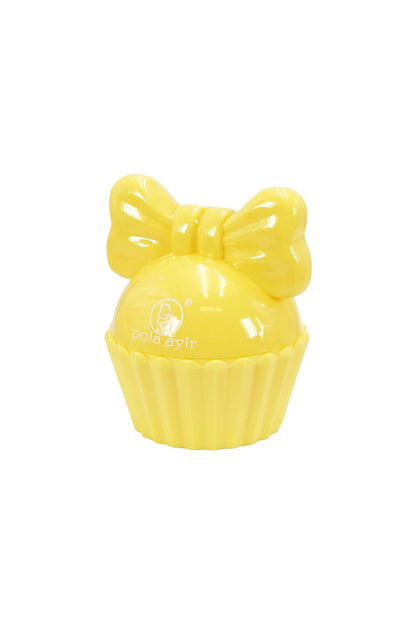 Cap Zone - Cupcake Ribbon Bow Round Lip Balm - 24 Pcs