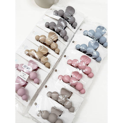 Soft Matt Bubble Pearl Hair Claw Clips