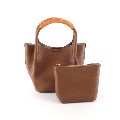 Pretty Persuasions - P22174 Small Tote Crossbody Bag w/Cosmetic Pouch