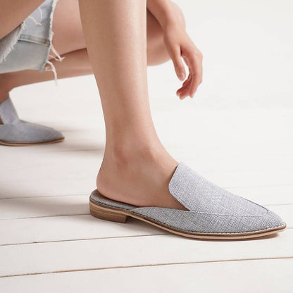 BEAST FASHION - GRIM-10-W Textured Mule Loafers
