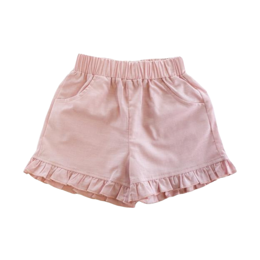 Ruffle Hems Shorts (2 Colors)