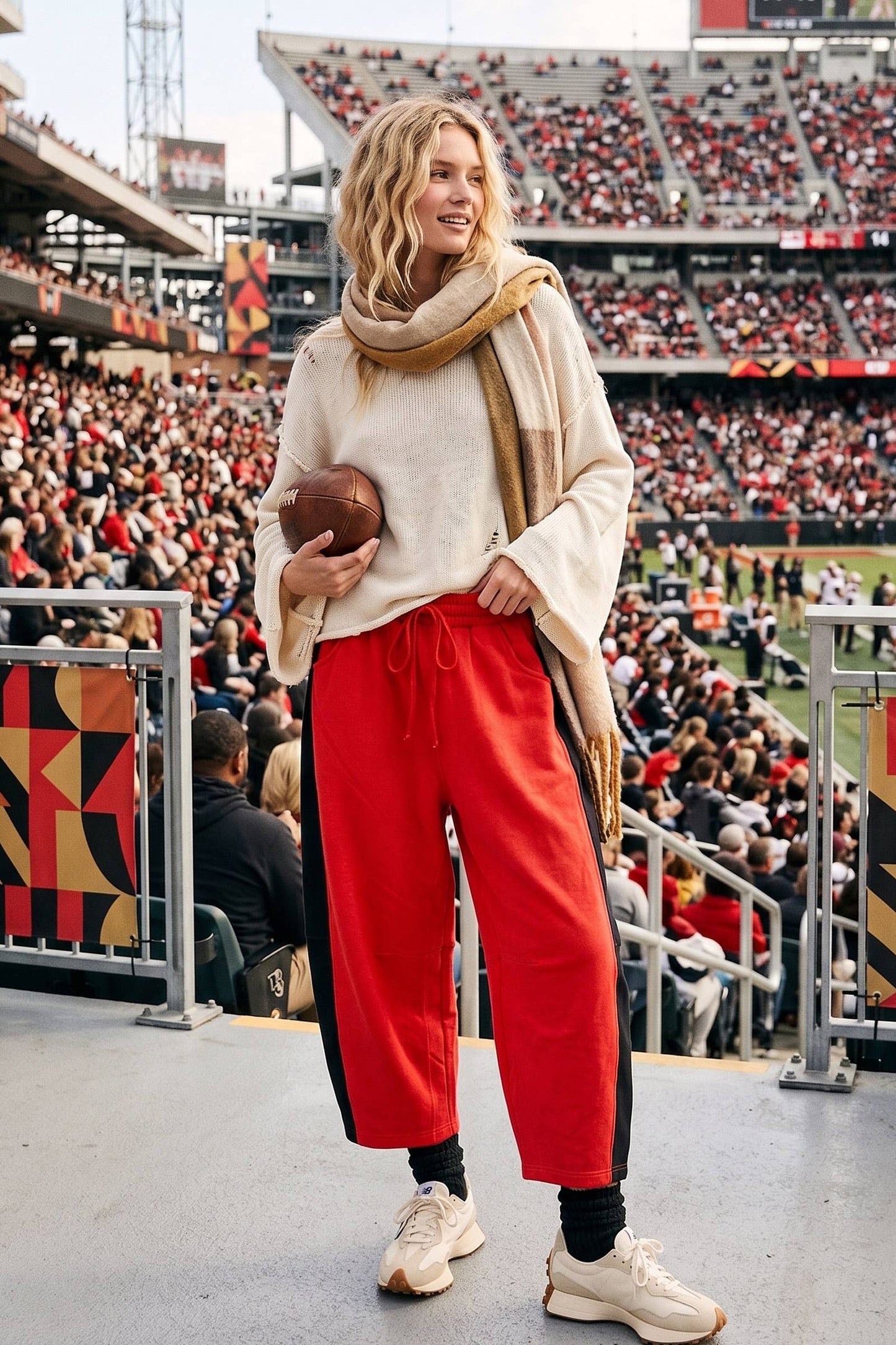 Sewn and Seen - Scuba Side Panel Gameday Relaxed Pants