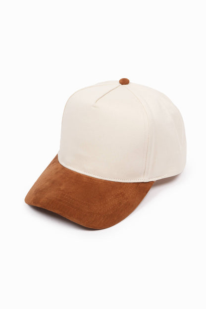 David And Young - SUEDE BRIM 5 Panel Baseball Cap