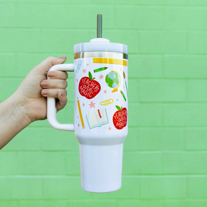 Pippi Post - Teachers Are Magic 40oz Tumbler