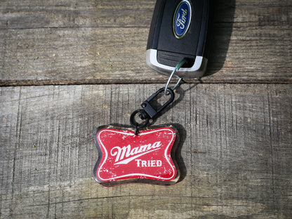 Scent South - Mama tried - keychain