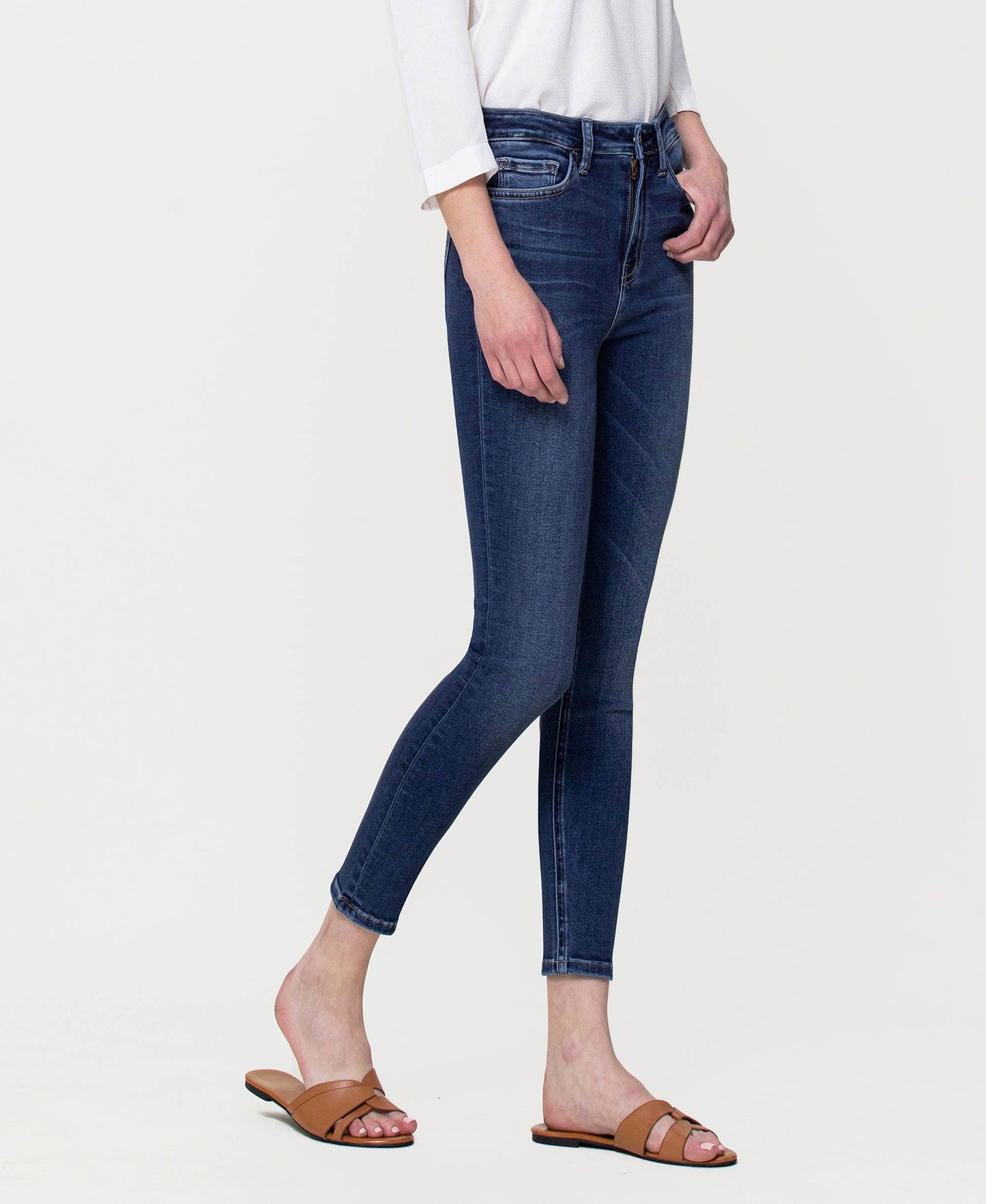 FLYING MONKEY - HIGH RISE SUPER SOFT CROP SKINNY JEANS