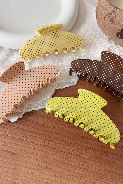 Soli Echo - Polka Dot Hair Claw Clip