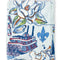 Coastal Louisiana Throw  Blue/Multi  50x60