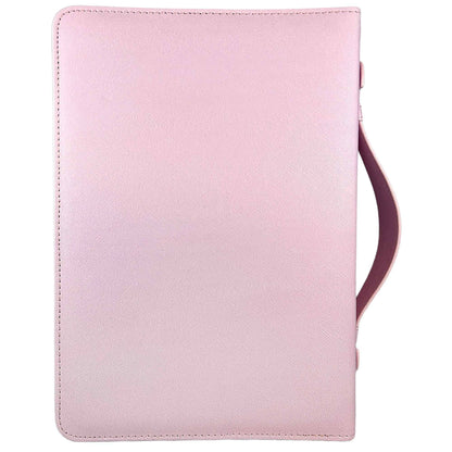 White Dove Bible Case With God All Things Pink XL