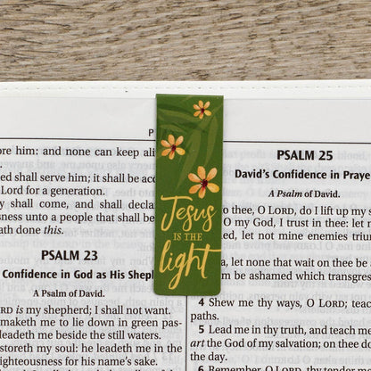 Christian Art Gifts - Magnetic Bookmark Set God is my Refuge