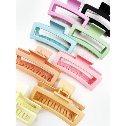 Extra Large Matte Rectangle Hair Claw