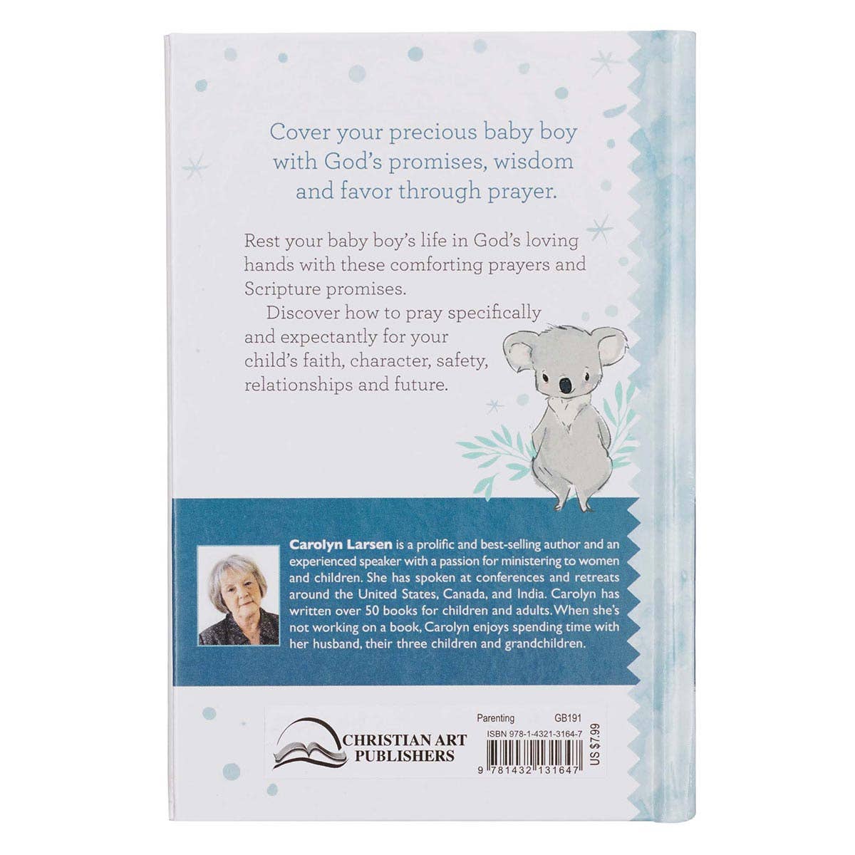 Christian Art Gifts - Kid Book Prayers for My Baby Boy Padded Hardcover