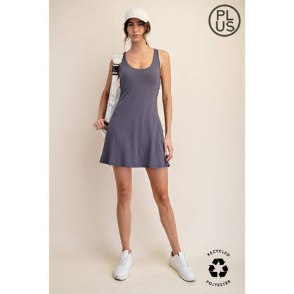 Rae Mode - PLUS SIZE TENNIS ROMPER DRESS