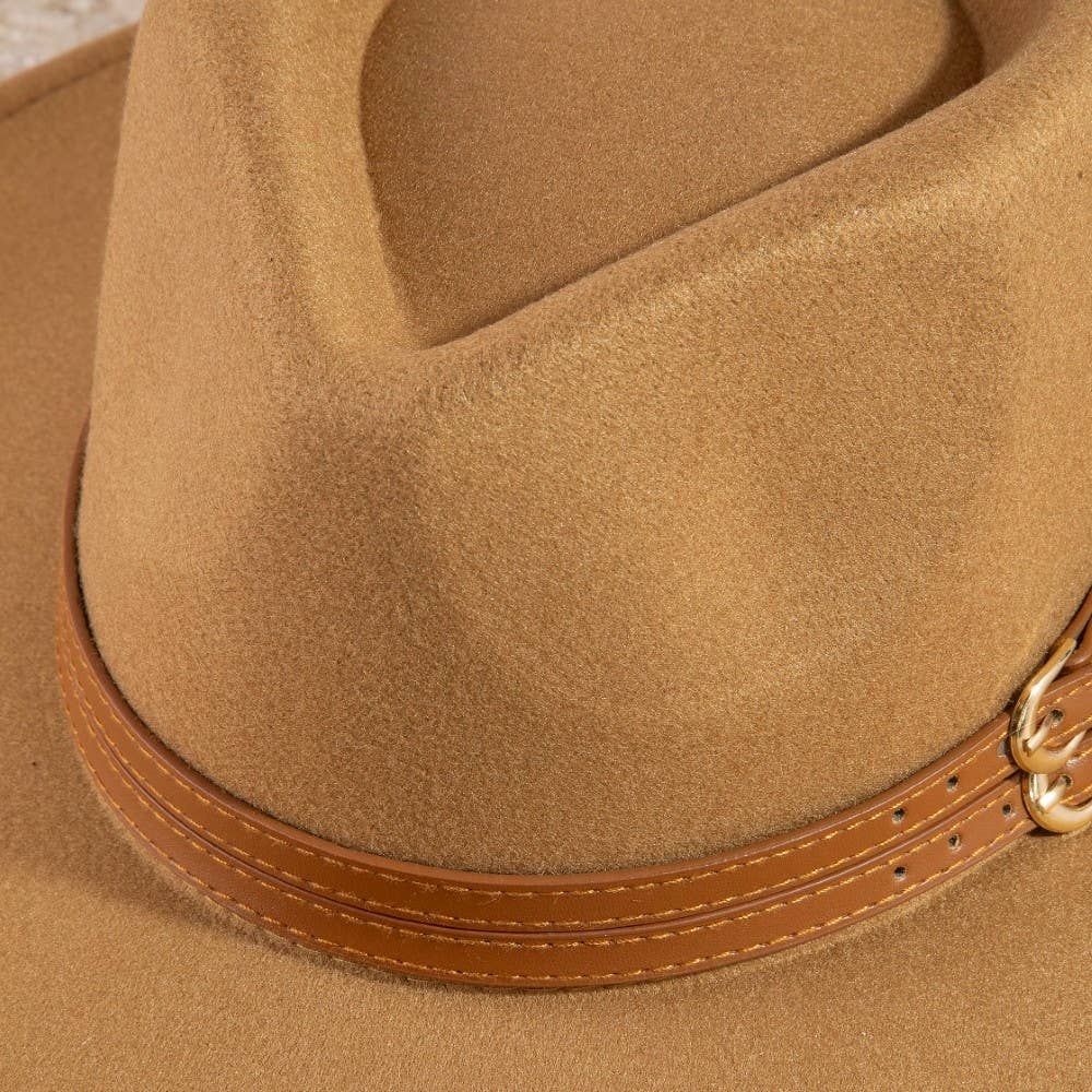 Anarchy Street - Double Belt Strap Fedora Hat