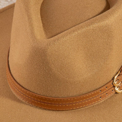 Anarchy Street - Double Belt Strap Fedora Hat