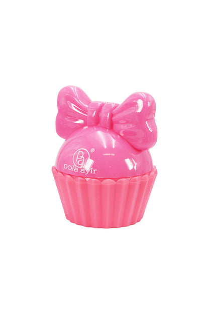 Cap Zone - Cupcake Ribbon Bow Round Lip Balm - 24 Pcs