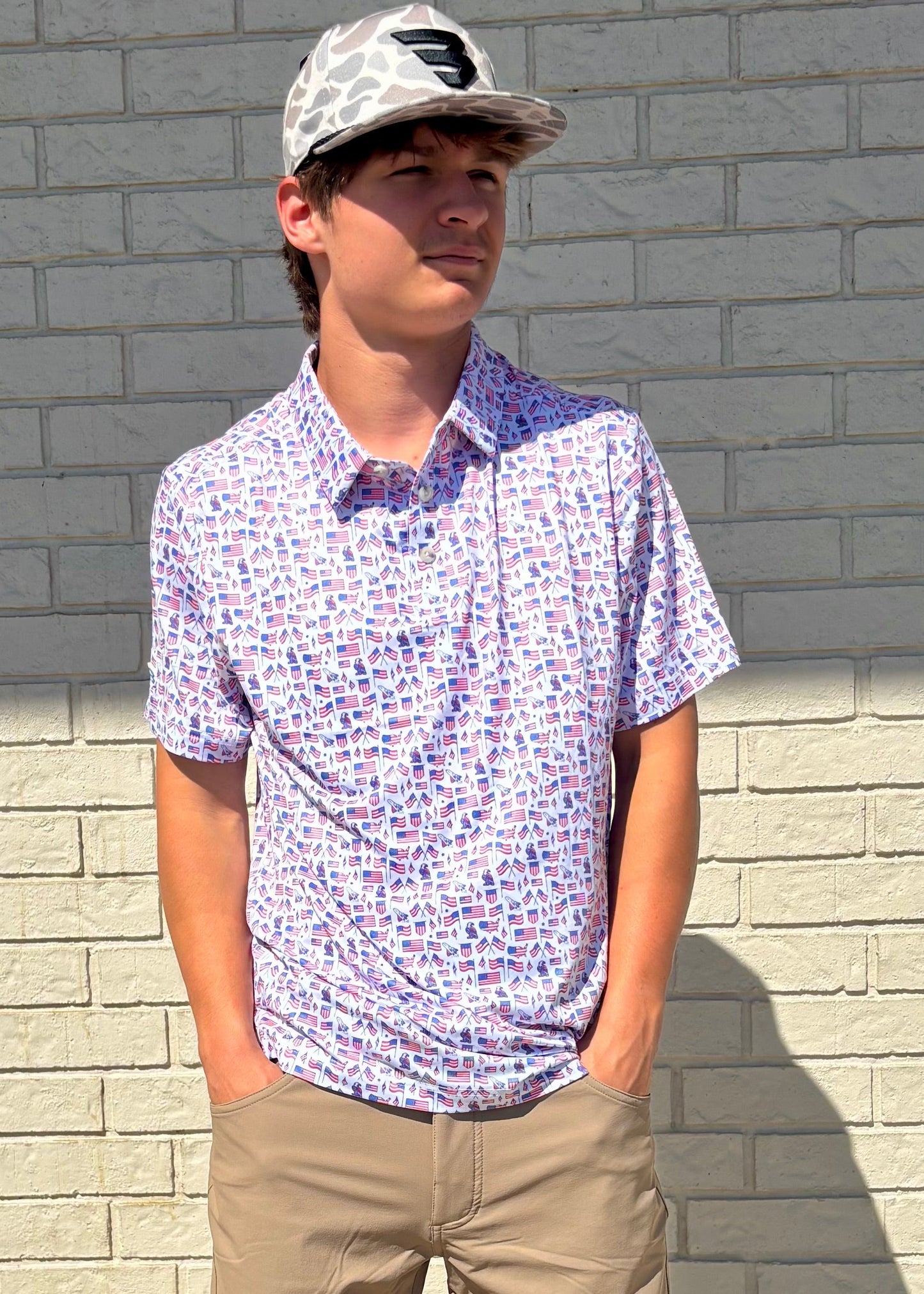 Burlebo Performance Polo - Old Glory