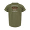 Army Green Buck Shot Apparel Kids Turkey Trails T-shirt, {{Size}{{Sku}}