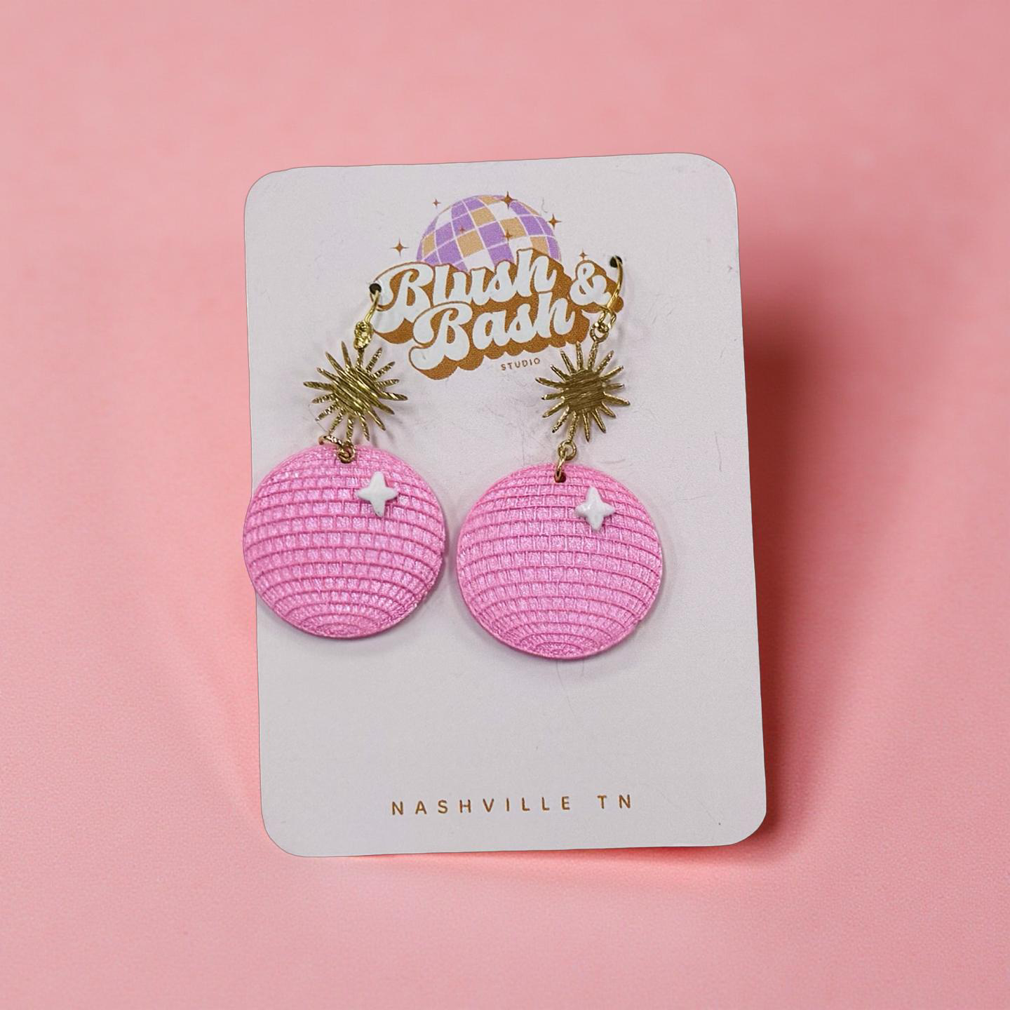 The Shimmer Shack Glitter Disco Ball Earring