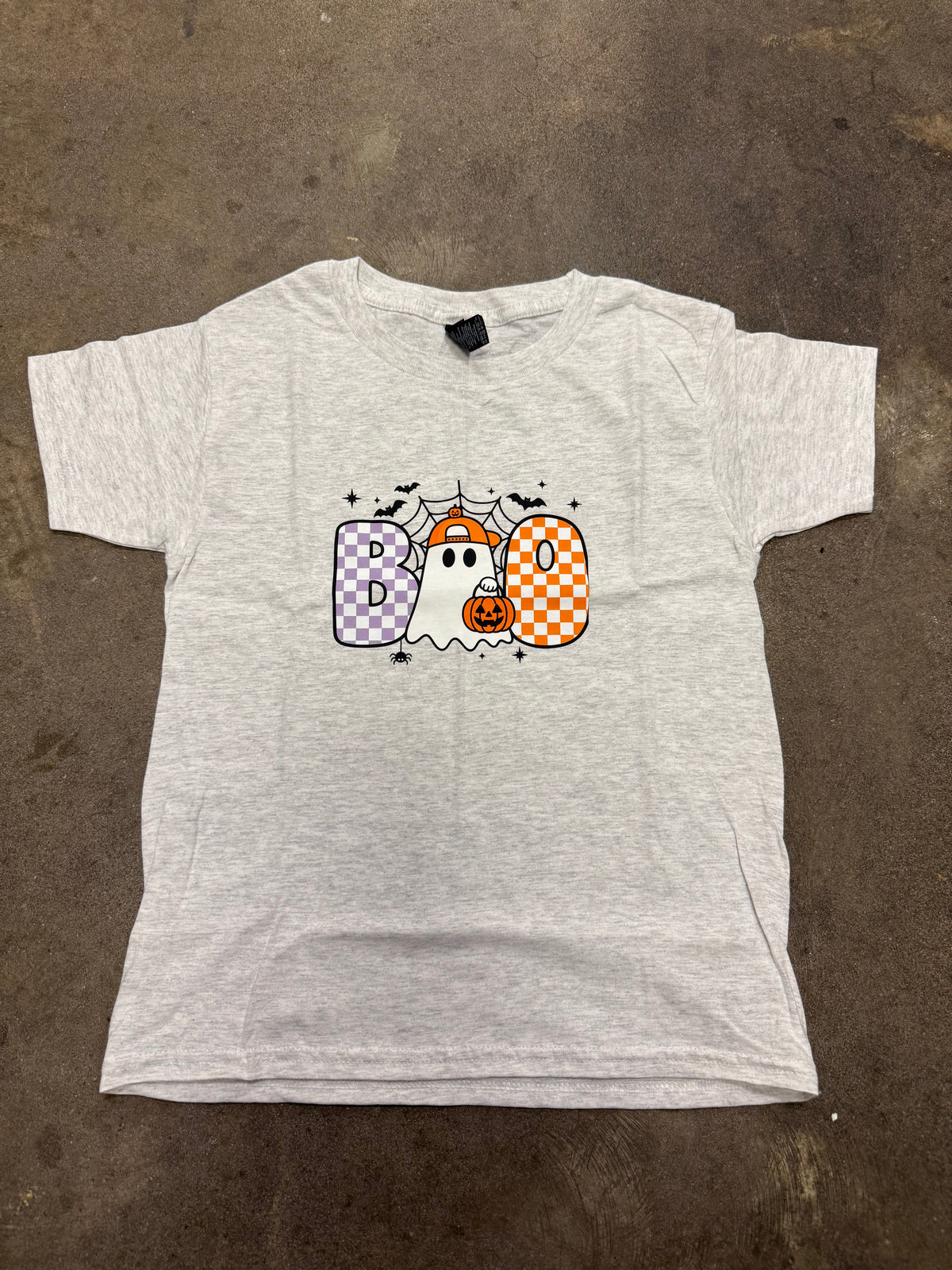 Youth BOO halloween shirt