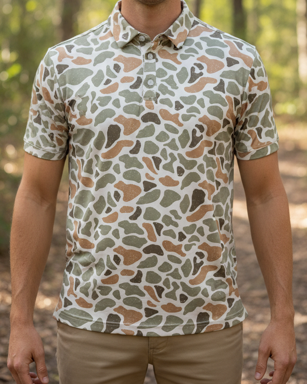 Burlebo Performance Polo - Venado Camo