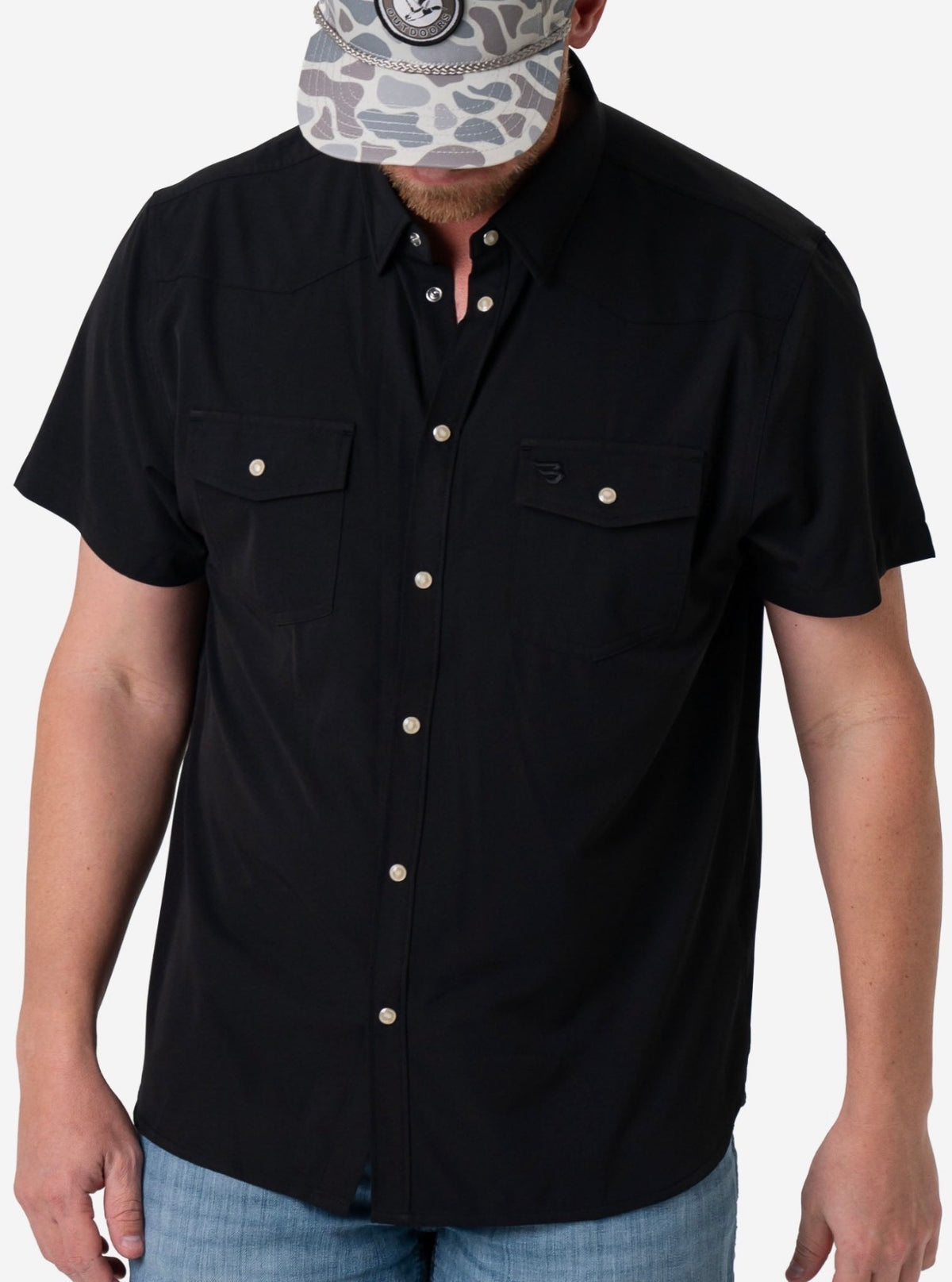 Performance western shirt black