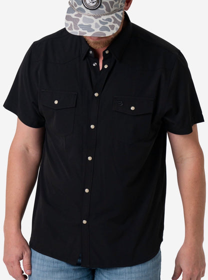 Performance western shirt black