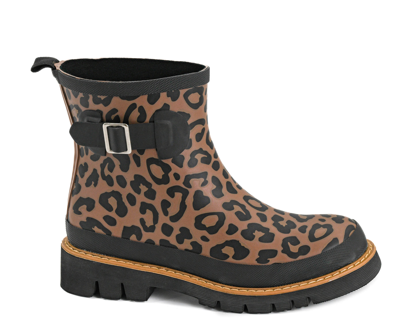 Drip Leopard Rain Boots Corkys
