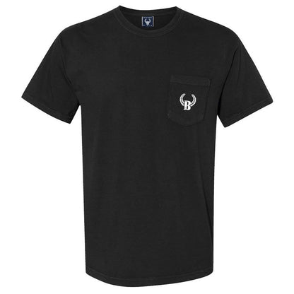 Black Buck Shot Apparel Duck Dog Short Sleeve Pocket T-shirt, {{Size}{{Sku}}