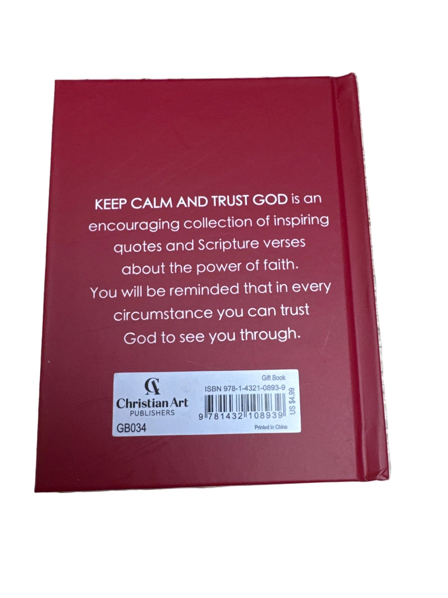 Keep Calm and Trust God