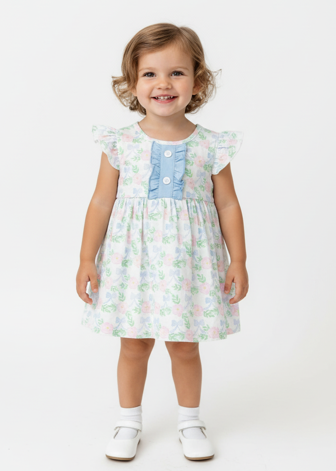 Pastel Bow & Floral Set