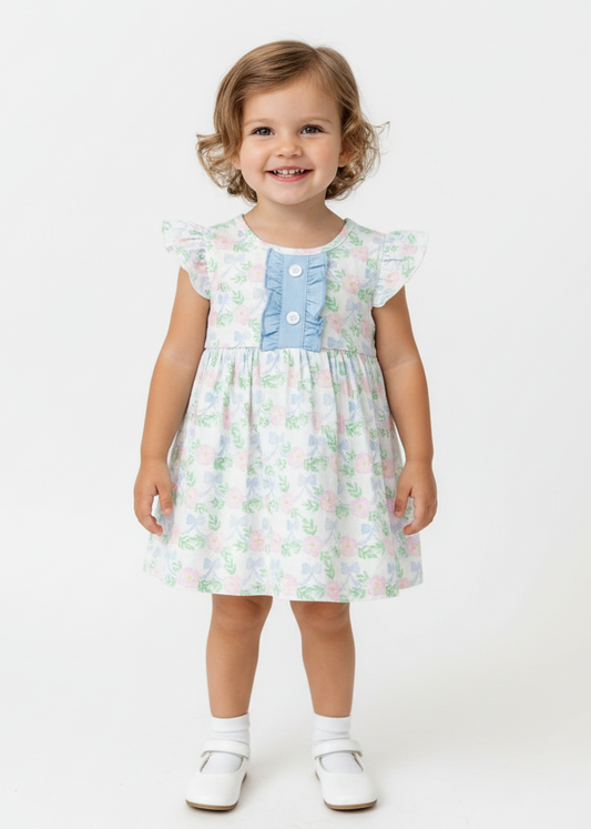 Pastel Bow & Floral Set