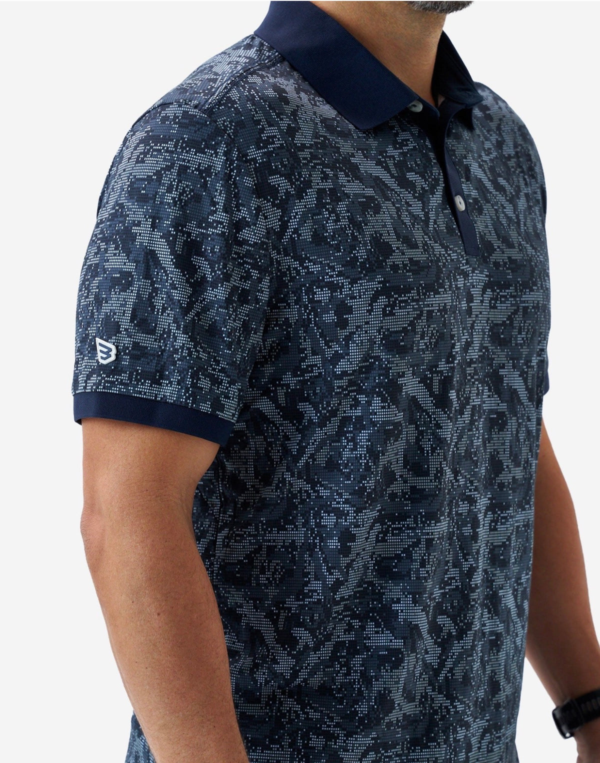 Performance Ringer polo digi camo navy